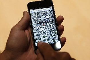 Image of I Phone Map sm