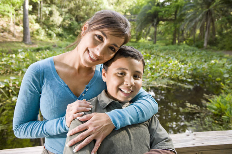 Image of Mom son