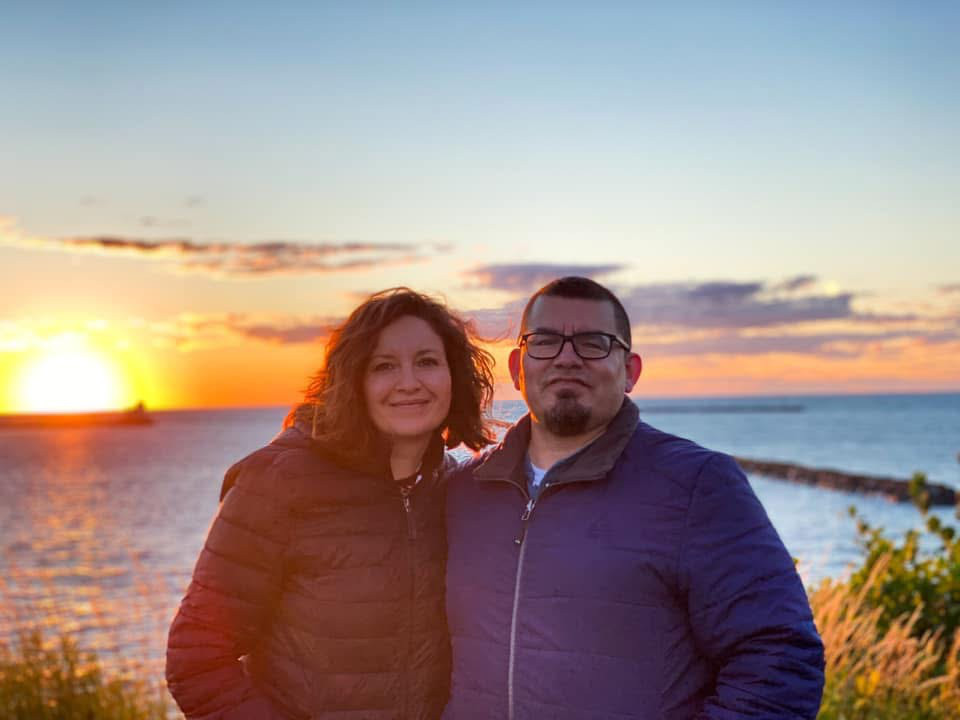 Danny Fierro and his wife