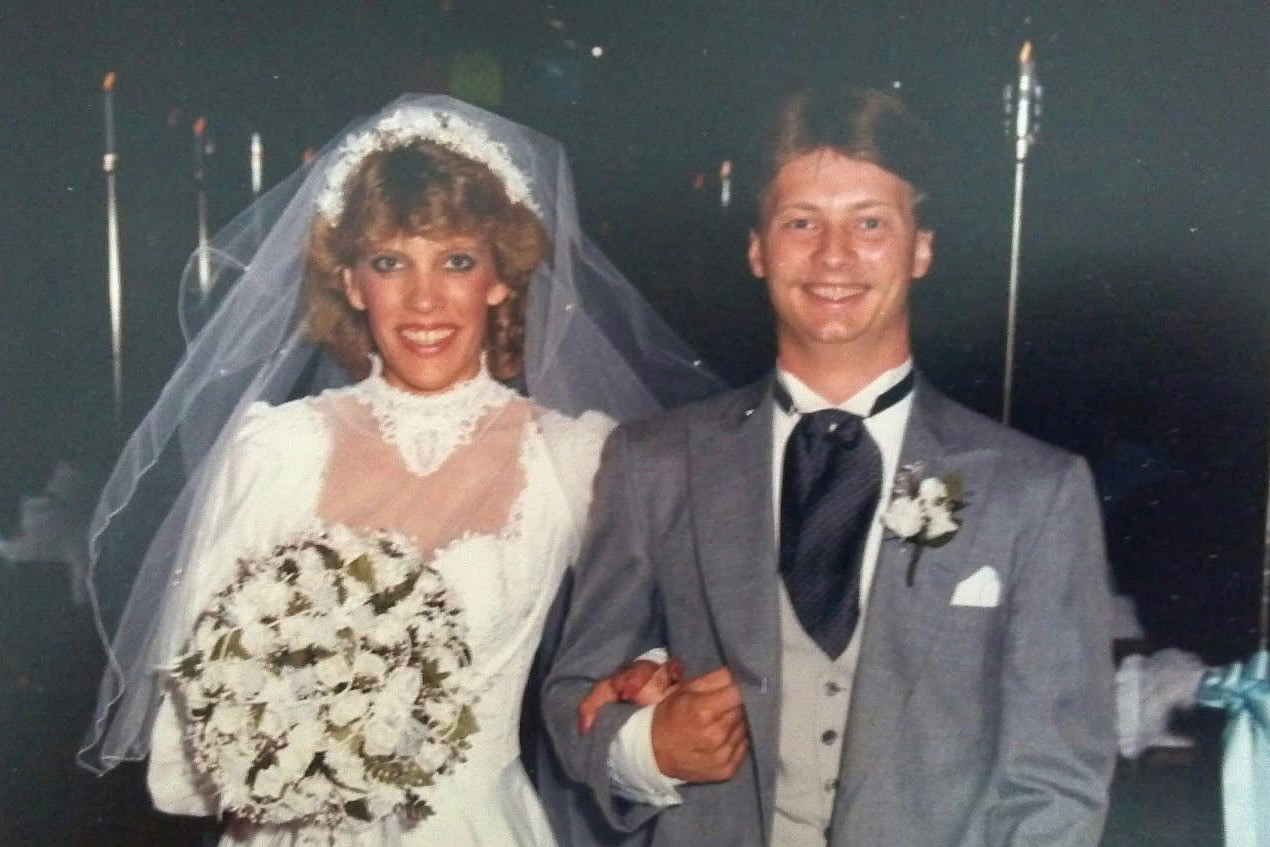 Wedding Photo of the Browns